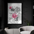 Quadro Decorativo Geométrico Rosa I