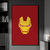 Quadro Decorativo Homem de Ferro Capacete Heróis - comprar online