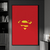 Quadro Decorativo Super-Homem Super-Man Heróis - comprar online