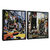 Kit 2 Quadros Decorativos Cidade New York Nova Iorque Pintura Retro - comprar online