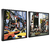 Imagem do Kit 2 Quadros Decorativos Cidade New York Nova Iorque Pintura Retro