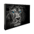 Image of Quadro Decorativo Leão Preto e Branco Olhos Azuis