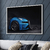 Quadro Decorativo Carros Automobilismo Esportivo Azul - buy online