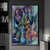 Quadro Decorativo Artista Pablo Picasso Músicos - comprar online