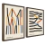 Kit 2 Quadros Decorativos Artista Bauhaus Minimalista Arte Composição - loja online
