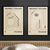 Kit 2 Quadros Decorativos Artista Pablo Picasso Face Line Art