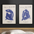 Kit 2 Quadros Decorativos Artista Henry Matisse Composição The Essence of Life