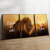 Kit 3 Quadros Decorativos Leão Pôr do Sol Nunca foi Sorte, Sempre foi Deus - buy online