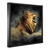 Quadro Decorativo Leão Fundo Fumaça on internet