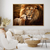 Quadro Decorativo O Leão e o Cordeiro I Pôr do Sol - comprar online