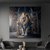 Quadro Decorativo Rei Leão II Sala do Trono Coroa Dourada