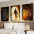 Kit 3 Quadros Decorativos Jesus reina nesse lugar Ele vive Ele reina - comprar online