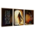 Kit 3 Quadros Decorativos Jesus reina nesse lugar Ele vive Ele reina - Outlet dos Quadros | Maior fábrica da América Latina