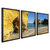 Image of Kit 3 Quadros Decorativos Praia com Rochas