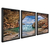 Image of Kit 3 Quadros Decorativos Porto Limnionas na Grécia