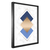 Quadro Decorativo Geométrico Azul I on internet