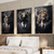 Kit 3 Quadros Decorativos Animais Empresários
