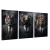 Image of Kit 3 Quadros Decorativos Animais Empresários