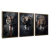 Kit 3 Quadros Decorativos Animais Empresários - Outlet dos Quadros | Maior fábrica da América Latina