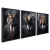 Image of Kit 3 Quadros Decorativos Animais Empresários