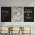 Kit 3 Quadros Decorativos O Poder do Dinheiro Notas Dinheiro Dolar - comprar online