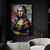 Quadro Decorativo Monalisa com Grafite - comprar online