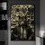 Quadro Decorativo Lobo Com Dinheiro