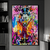 Quadro Decorativo Pato com Sacos de Dinheiro