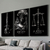 Kit 3 Quadros Decorativos Escritório Advocacia Direito, Justiça e Ordem