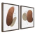 Kit 2 Quadros Decorativos Folhagem Cobre - comprar online