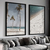 Kit 2 Quadros Decorativos Beira Mar Coqueiro