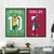 Kit 2 Quadros Decorativos Esportes Futebol Jogador Cristiano Ronaldo 7 e Neymar Jr. 10 - comprar online