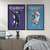 Kit 2 Quadros Decorativos Esportes Futebol Jogador Jude Bellingham 5 e Erling Haaland 9