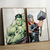 Kit 2 Quadros Decorativos Heróis Hulk e Thor - buy online