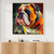 Quadro Decorativo Animais Bulldog Abstrato - comprar online