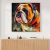 Quadro Decorativo Animais Bulldog Abstrato - buy online