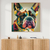 Quadro Decorativo Animais Boston Abstrato - comprar online