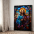 Quadro Decorativo Religiosos Jesus em Vitral - buy online