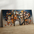 Kit 3 Quadros Decorativos Florais e Folhagens Flores em Arvore na internet