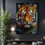 Quadro Decorativo Animais Tigre com manchas de tinta