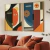 Kit 2 Quadros Decorativos Cubismo Abstrato - comprar online