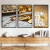 Kit 3 Quadros Decorativos Profissões Contabilidade Escritório Dinheiro