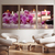Kit 3 Quadros Decorativos Profissões Estética Beleza Orquídeas Velas Aromáticas