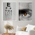 Kit 2 Quadros Decorativos Profissões Oftalmologista Exame de Vista Olhos - comprar online
