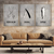 Kit 3 Quadros Decorativos Profissões Barbeiro Barbearia Tesoura Navalha Máquina de barbear - comprar online