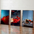 Kit 3 Quadros Decorativos Carros e Motos Ferrari Fórmula 1 - comprar online
