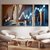 Kit 3 Quadros Decorativos Mercado Financeiro Ações Números Exponenciais