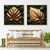 Kit 2 Quadros Decorativos Florais e Folhagens Folhas douradas - comprar online