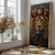Quadro Decorativo Leões Lion With Crown - buy online