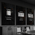 Kit 3 Quadros Decorativos Motivacional Foco Execução Tenacidade (Animais)